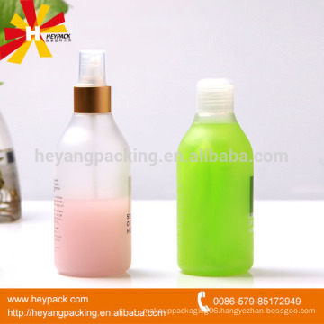 frosted PET spray 250ml plastic bottle